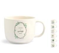 Ensemble H&H Nouveau Botanic 6 Jumbo Nouveau Porcelaine Fine Cc 350