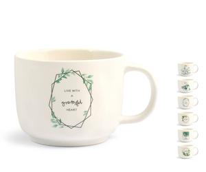 Ensemble H&H Nouveau Botanic 6 Jumbo Nouveau Porcelaine Fine Cc 350