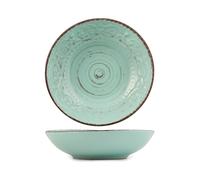 Ensemble H&H Nouveau Courtyard 6 Assiettes Creuses Bleues Ø 15 Cm
