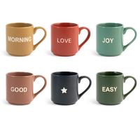 Ensemble H&H Nouveau Mix&Match 6 Tasses À Café En Porcelaine Nouvelle Cc210