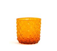 Ensemble H&H Nouveau Murano 6 Verres, Verre, Orange, Cl30