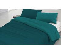 Ensemble housse de couette Couleur naturelle : 200 x 200 cm / Vert d eau et octanium