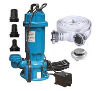 Ensemble IBO Furiatka 1500 pompe + Raccord 52 mm + Tuyau incendie 30 m