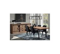Ensemble Industriel Buffet + Table 170cm Piètement U - CEDRA -