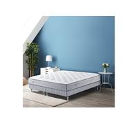 Ensemble INITIAL - Matelas ressorts ensachés + Sommier tapissier 2x80x200