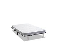 - Ensemble INTUITION 140x200 cm - Matelas Mémoire de forme + Sommier Métal