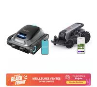 [Ensemble Jardin] Robot de piscine Aiper Scuba S1 + Tondeuse robot AI AirSeekers TRON SE, Équipement de jardin automatique intelligent, Contrôle via application, Étanchéité IPX6, Entretien complet de