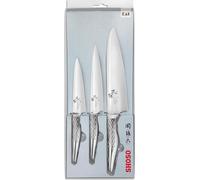 Ensemble KAI Seki Magoroku Shoso - Couteau de cuisine et 2 couteaux universels 51S-300