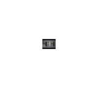Ensemble KAZA - Plaque 220 x 42 mm - Entraxe de fixation 195 mm - Argent - 1364/6331 Cle L