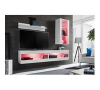 Ensemble Komodee TIVOLI SET5 avec LED RGB - Blanc Blanc 35 x 200 x 195 cm