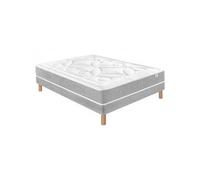 Ensemble Laly 100% Latex + Sommier Base Ferme 140x200