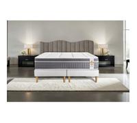 Ensemble Le Trente 200 x 200 cm double sommiers Blanc