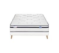 Ensemble L'INCOMPARABLE, matelas ressorts ensachés 180x200, ferme, H27 + 2 sommiers