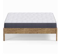 Ensemble lit adulte 180x200 en bois massif Aina + Matelas accueil mémoire de forme