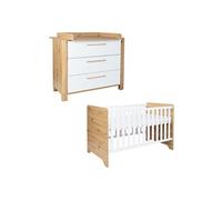 arthur berndt Ensemble de chambre de bébé Marlon 2ème partie Lit de bébé Commode à langer