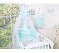 Ensemble lit d'enfant, berceau, baldaquin inclus - Ensemble complet - Lyxig-Look