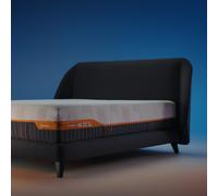 Ensemble Literie Boxspring Performance - 200x200cm - Gris - 30 cm