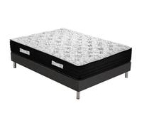 Ensemble literie - EBAC LITERIE - Black + sommier SR15 - 160x200 cm - Très ferme - 26 cm d'épaisseur