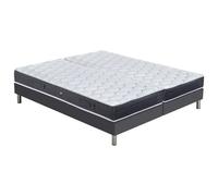 Ensemble literie - EBAC LITERIE - Maryland + sommier SR15 - 2x90x190 cm - Ressorts ensachés - Hauteur 24 cm