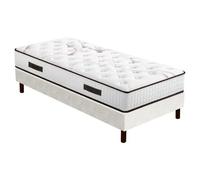 Ensemble literie - EBAC LITERIE - Myriade 4 SR15 - 90x200 cm - Mousse - Hauteur 23 cm - Soutien équilibré