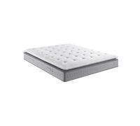 Ensemble Simmons 651 ressorts ensachés surmatelas intégré SW5 - 140x200 Blanc