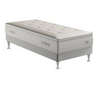 Ensemble literie REFLEXION 90x190 matelas ressorts ensachés H33 ferme avec sommier