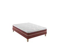 Ensemble matelas 100% latex, sommier et pieds Crépuscule 600 - 130x190