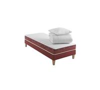 Ensemble matelas 100% latex, sommier, pieds, couette et oreiller Crépuscule 500 - 70x190