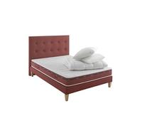 Ensemble matelas 100% latex, sommier, pieds, tête de lit, couette et oreiller Crépuscule 500 - 160x200