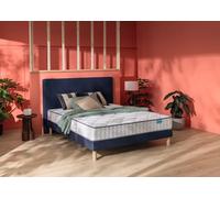 Ensemble matelas 160 x 200 cm et sommier 2 x 80 x 200 cm chine bleu nuit - Merinos Cheer Bed