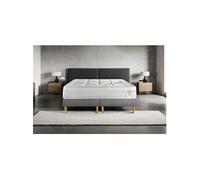 Ensemble matelas 160 x 200 cm Vingt-Huit - Ressorts ensachés - Ep : 28 cm - Equilibré - sommier Gris