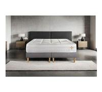 Ensemble matelas 160 x 200 cm Vingt-Huit - Ressorts ensachés - Ep : 28 cm - Equilibré - sommier Gris G