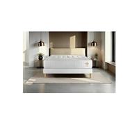 Ensemble matelas 160 x 200 cm Vingt-Quatre - Ressorts ensachés - Ep : 24 cm - Ferme - sommier Blanc