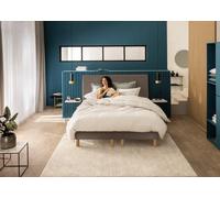 Ensemble matelas 180 x 200 cm + sommier 2 x 90 x 200 cm trame marron - Bultex ensemble rise up