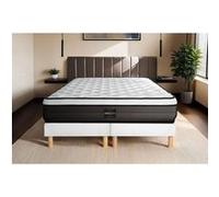 Ensemble Suite 180x200 Ressorts ensaches, memoire de forme 5 zones