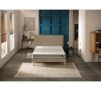 Ensemble matelas 200 x 200 + sommier 100 x 200 cm enduit moka - Bultex ensemble smart night