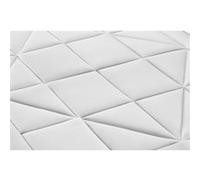 Ensemble matelas 90 x 190 cm Vingt-Huit - Ressorts ensachés et mémoire de forme - Ep : 28 cm - Equilibré - sommier Blanc G
