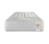 Ensemble matelas 90 x 200 cm Vingt-Quatre - Ressorts ensachés et mémoire de forme - Ep : 24 cm - Ferme - sommier Gris