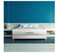 Ensemble matelas à mémoire de forme maxi épaisseur Balmoral 200x200 sommier KIT blanc G