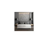 Ensemble Matelas a memoire de forme Nottingham 200x200 sommier KIT blanc