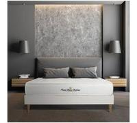 Ensemble Matelas à mémoire de forme Nottingham 200x200 sommier KIT blanc G