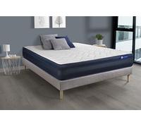 Ensemble matelas ACTIFLEX TECH 200x200 Memoire de forme Maxi epaisseur 5zones de confort + sommier KIT gris