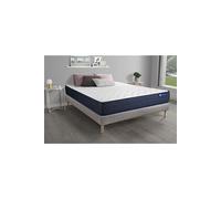 Ensemble matelas ACTIMEMO LIFE 160x200 Mémoire de forme 5zones de confort + sommier KIT gris