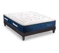 Ensemble Matelas Dolce Vita Ressorts ensachés Accueil mémoire et sommier en kit - 140 x 200 cm G