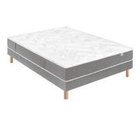 Ensemble Matelas Douces Nuits Cicareve - 667 ressorts ensachés + Sommier Base Morpho 90x200 G
