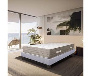 Ensemble Matelas Dreamlux - 160x200 cm Gris