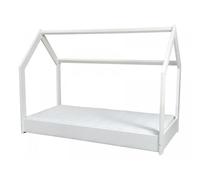 Ensemble matelas ECO + lit mezzanine 160x80cm blanc