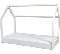 Ensemble matelas ECO + lit mezzanine 160x80cm blanc