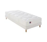 Ensemble Matelas ep20/21cm 348 ressorts 90x190cm + Sommier