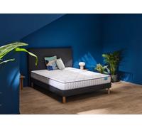 Ensemble matelas et sommier 140 x 200 cm chine gris anthracite - Merinos Chill Bed